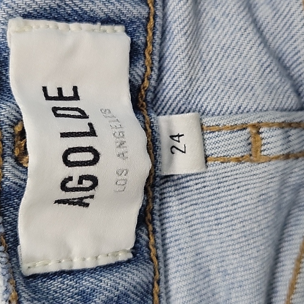 Agolde Nico Button-fly Jeans Size 24 - Picture 3 of 12